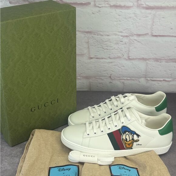 Gucci x Disney NIB Donald Duck Ace Web Low Top Sneakers - Picture 12 of 12